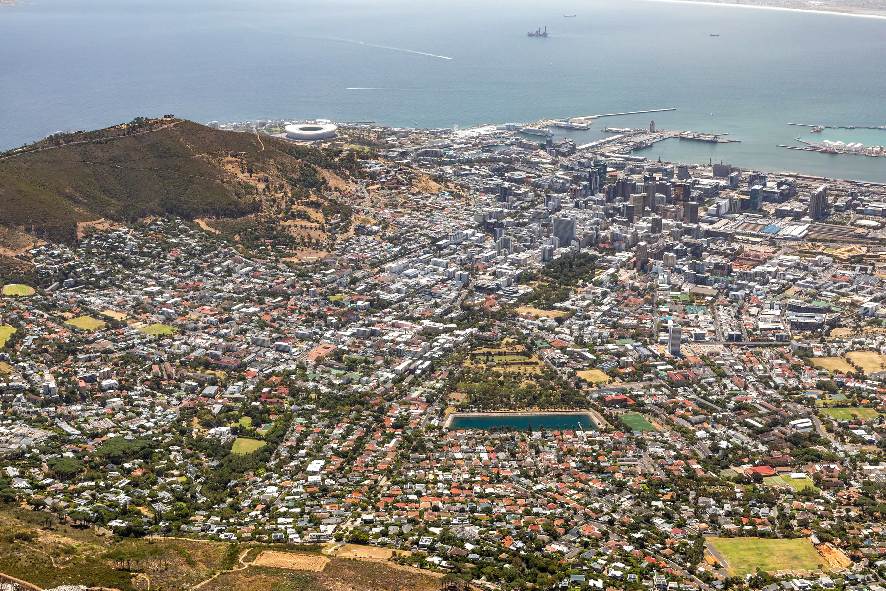 Cape Town and the Cape Flats seen from Signal Hill